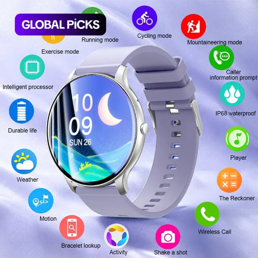 Multifunctional Smart Watch, Fashionable Digital Watch, Sports Watch for Women & Men, Wearable