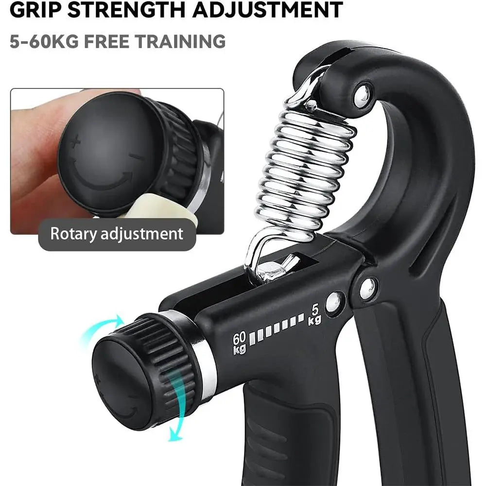 Workout Hand Gripper, Grip Trainer, 11Lbs-132Lbs Hand Grip Exerciser, Forearm Grip Strengthener, Exercise Hand Grip Strengthener, Adjustable Hand Strengthener, Workout Equipment, Home Gym Equipment, Valentine'S Day Gift, Handgrip