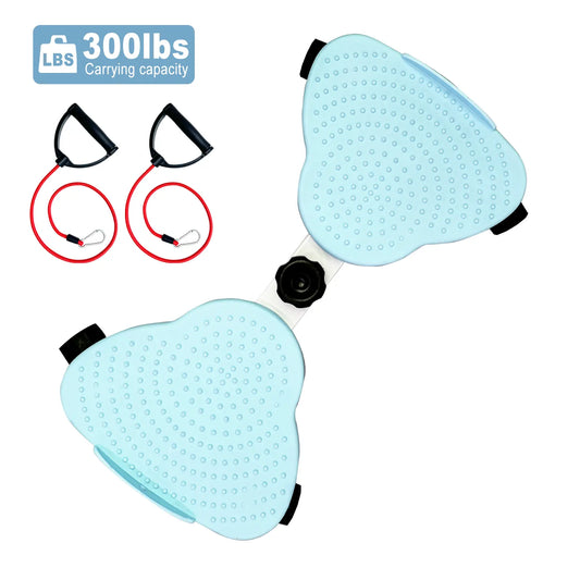 Women'S Portable Ab Board Waist Twist Machine, Core Workout Toner Exercise Equipment with Non-Slip Surface & Anti-Skid Base for Aerobic Training, 22X5X13In