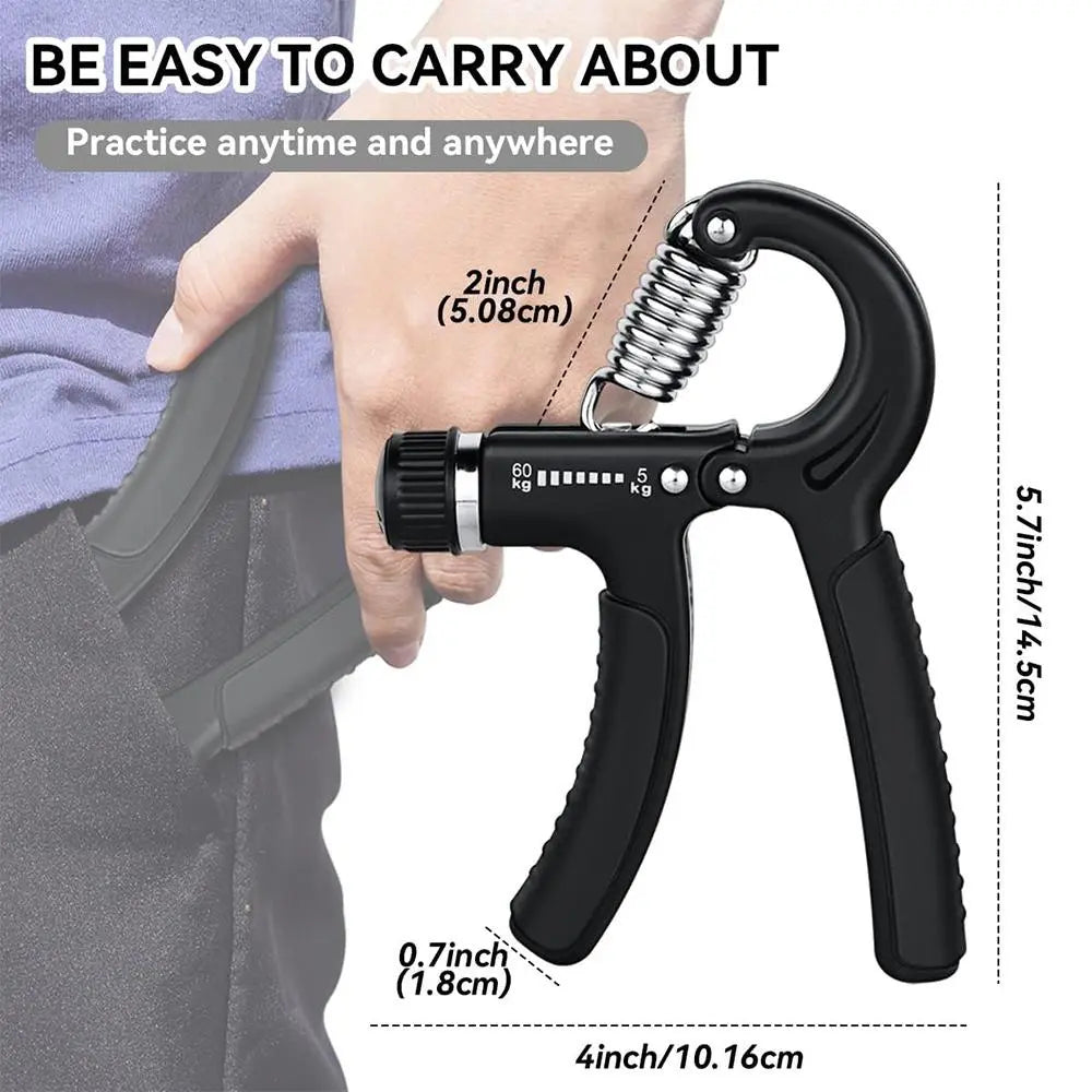 Workout Hand Gripper, Grip Trainer, 11Lbs-132Lbs Hand Grip Exerciser, Forearm Grip Strengthener, Exercise Hand Grip Strengthener, Adjustable Hand Strengthener, Workout Equipment, Home Gym Equipment, Valentine'S Day Gift, Handgrip